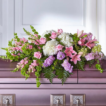 Life's Gratitude Casket Spray –  Corner Flowers, Brooklyn NY