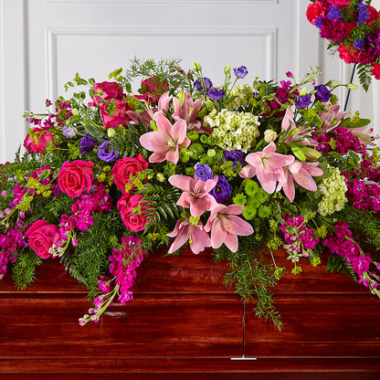 Radiant Tribute Casket Spray –  Corner Flowers, Brooklyn NY