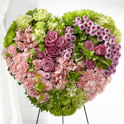 Heartwarming Standing Heart –  Corner Flowers, Brooklyn NY
