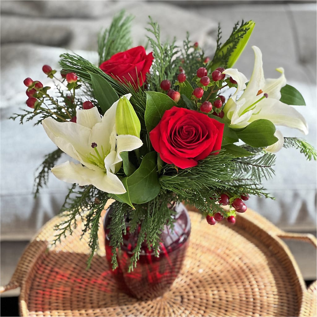 Evergreen Delight Bouquet –  Corner Flowers, Brooklyn NY
