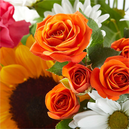 Sun-drenched Blooms Bouquet –  Corner Flowers, Brooklyn NY