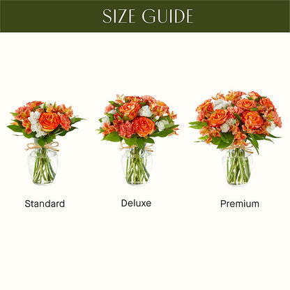 Apricot Glow Bouquet –  Corner Flowers, Brooklyn NY
