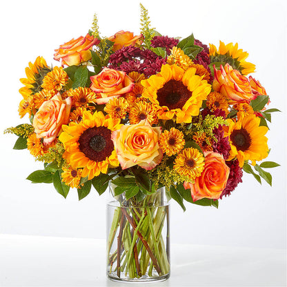 Flannel Scarf Bouquet –  Corner Flowers, Brooklyn NY