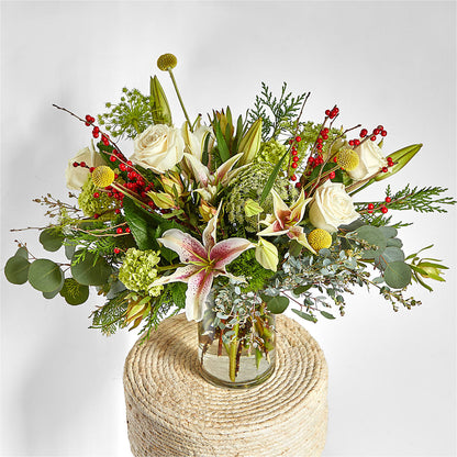 Berry & Bright Bouquet –  Corner Flowers, Brooklyn NY