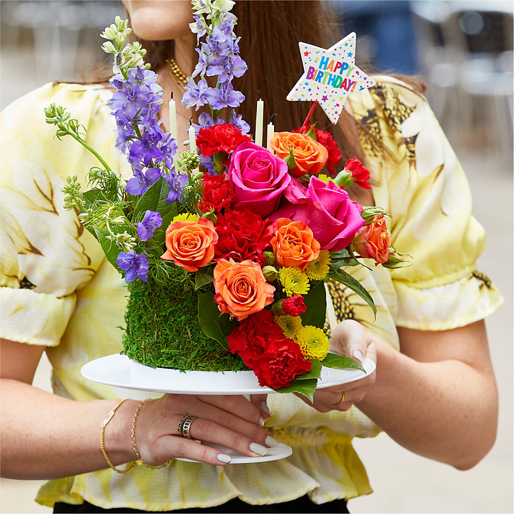 Best Year Yet Floral Cake –  Corner Flowers, Brooklyn NY