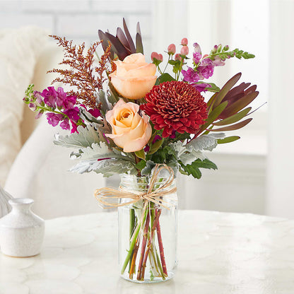Moody Hues Bouquet –  Corner Flowers, Brooklyn NY