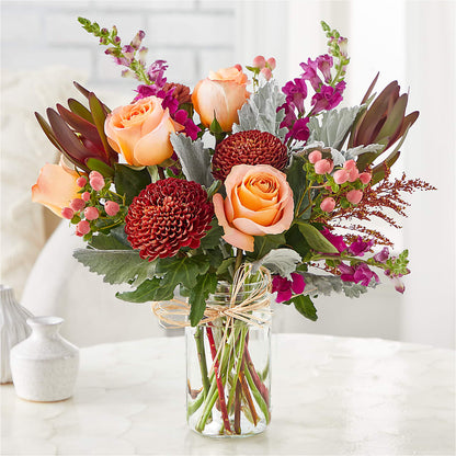 Moody Hues Bouquet –  Corner Flowers, Brooklyn NY
