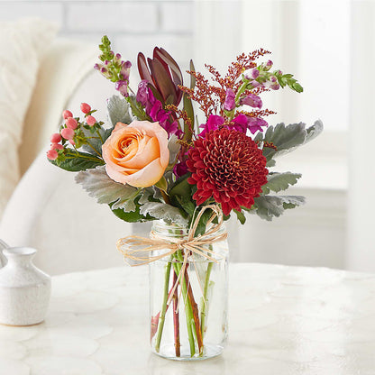 Moody Hues Bouquet –  Corner Flowers, Brooklyn NY