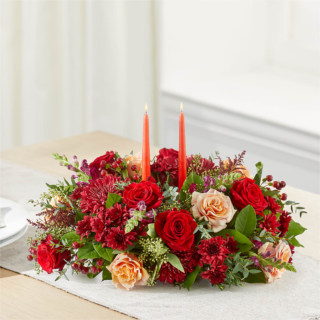 Most Thankful Centerpiece –  Corner Flowers, Brooklyn NY