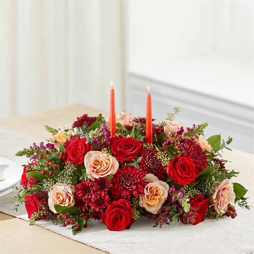 Most Thankful Centerpiece –  Corner Flowers, Brooklyn NY