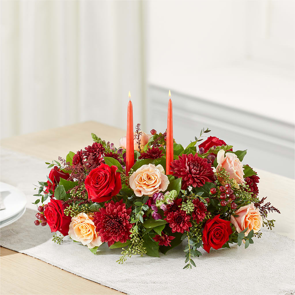 Most Thankful Centerpiece –  Corner Flowers, Brooklyn NY