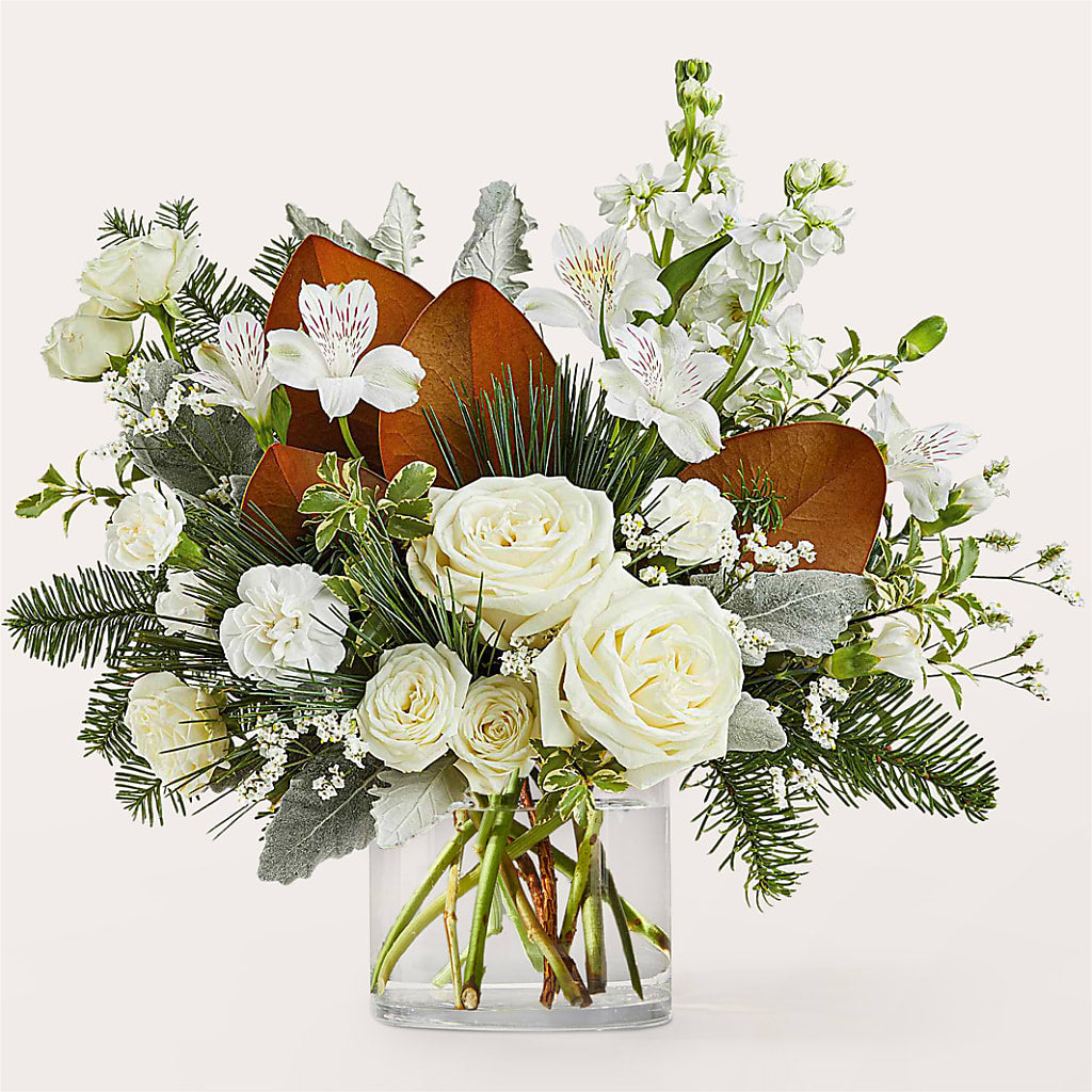 Fresh Snowfall Bouquet –  Corner Flowers, Brooklyn NY