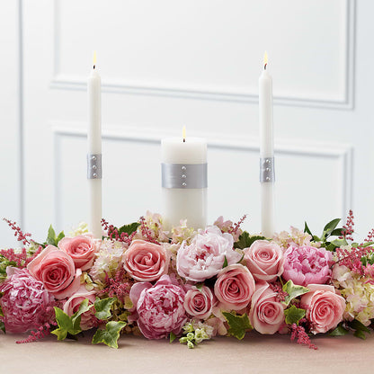 Worldwide Romance Unity Candle Arrangement –  Corner Flowers, Brooklyn NY