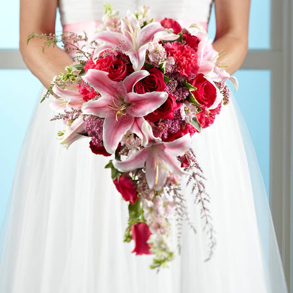 Lily & Rose Bouquet –  Corner Flowers, Brooklyn NY