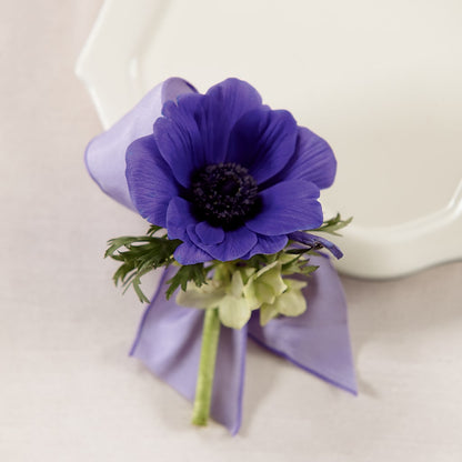 Purple Passion Boutonniere –  Corner Flowers, Brooklyn NY